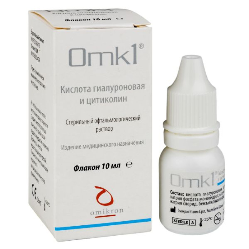 OMK 1 eye drops bottle 10 ml