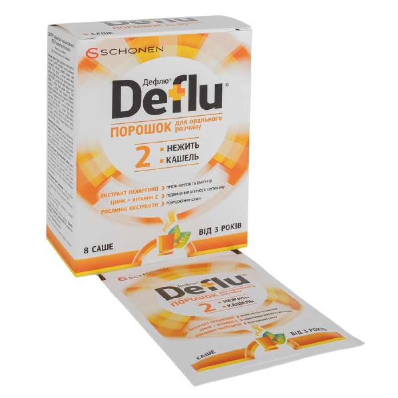 Deflu powder for oral solution sachet No. 8