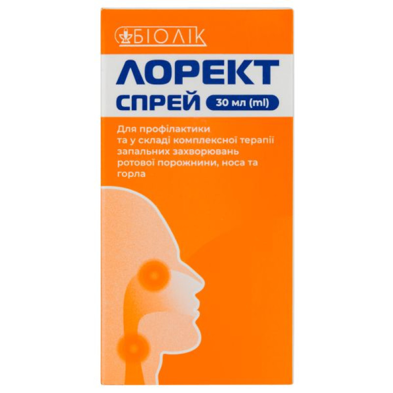 Lorect spray bottle 30 ml
