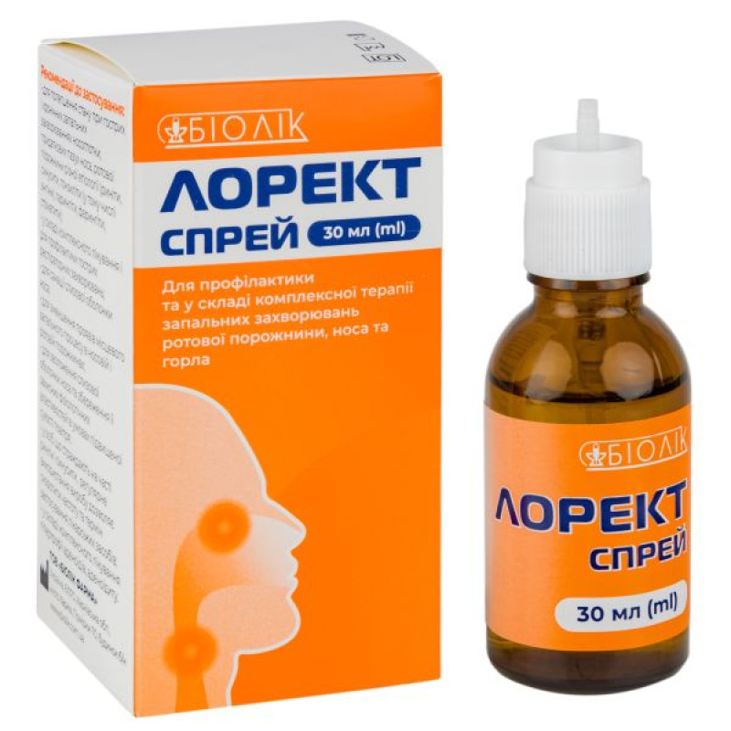 Lorect spray bottle 30 ml