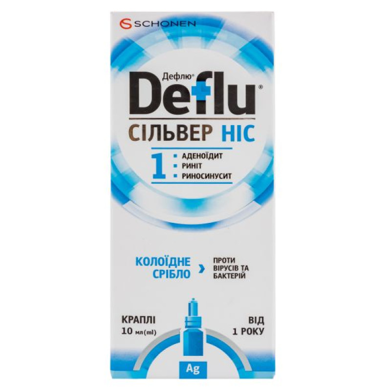 Deflu Silver nasal drops 10 ml