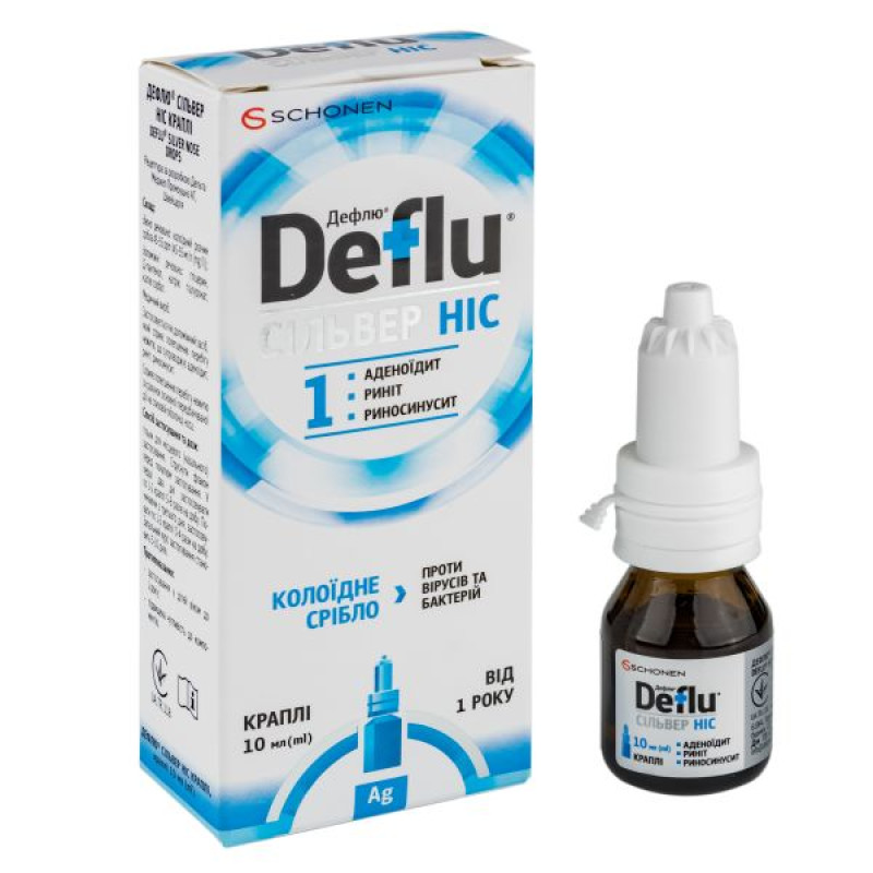 Deflu Silver nasal drops 10 ml