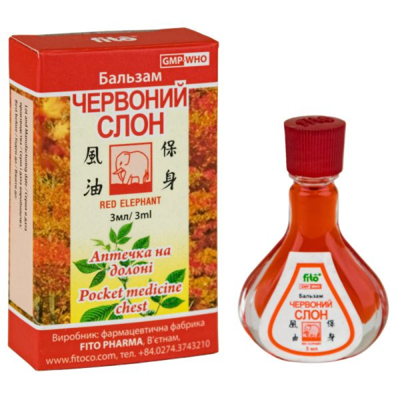 Красный слон бальзам 3 мл