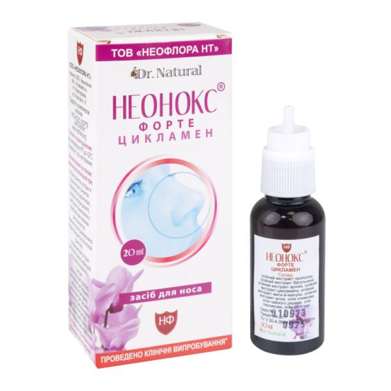 Neonox Forte nasal drops with cyclamen extract 20 ml