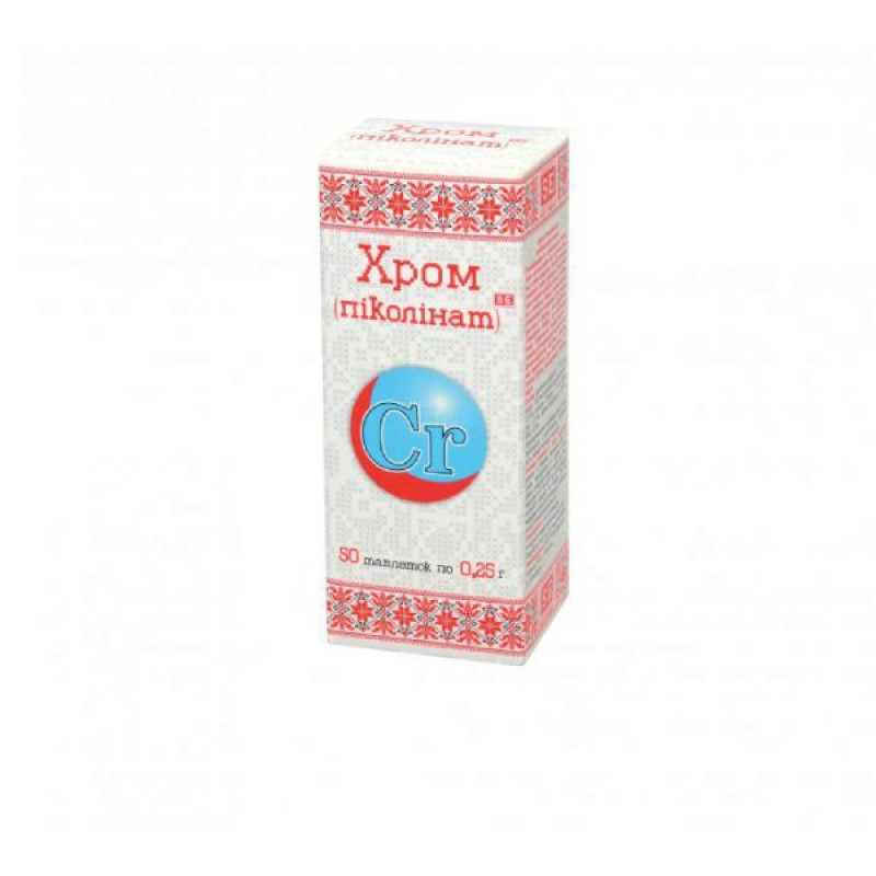 Chromium (picolinate) tablets 0.25 g No. 50