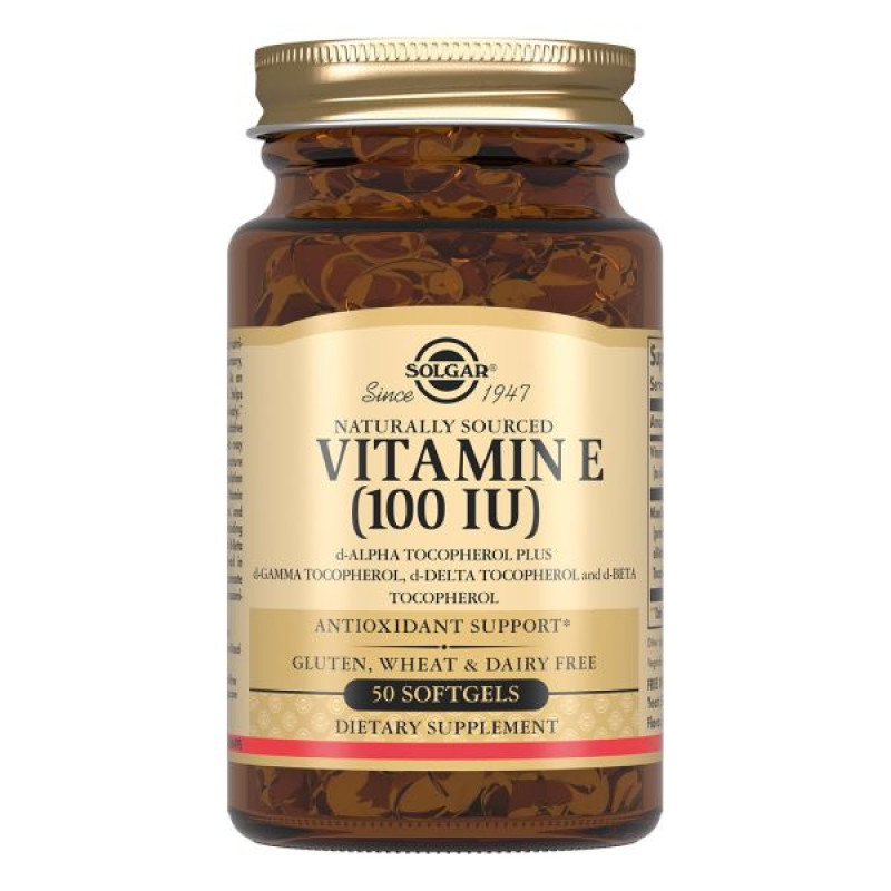 Solgar Вітамін E 100 МО капсули №50