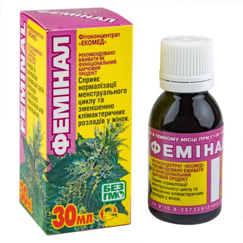 Фітоконцентрат Екомед фемінал 30 мл
