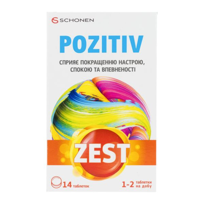 Zest positive tablet No. 14