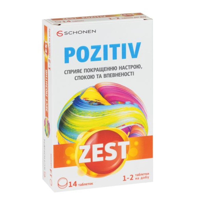 Zest positive tablet No. 14