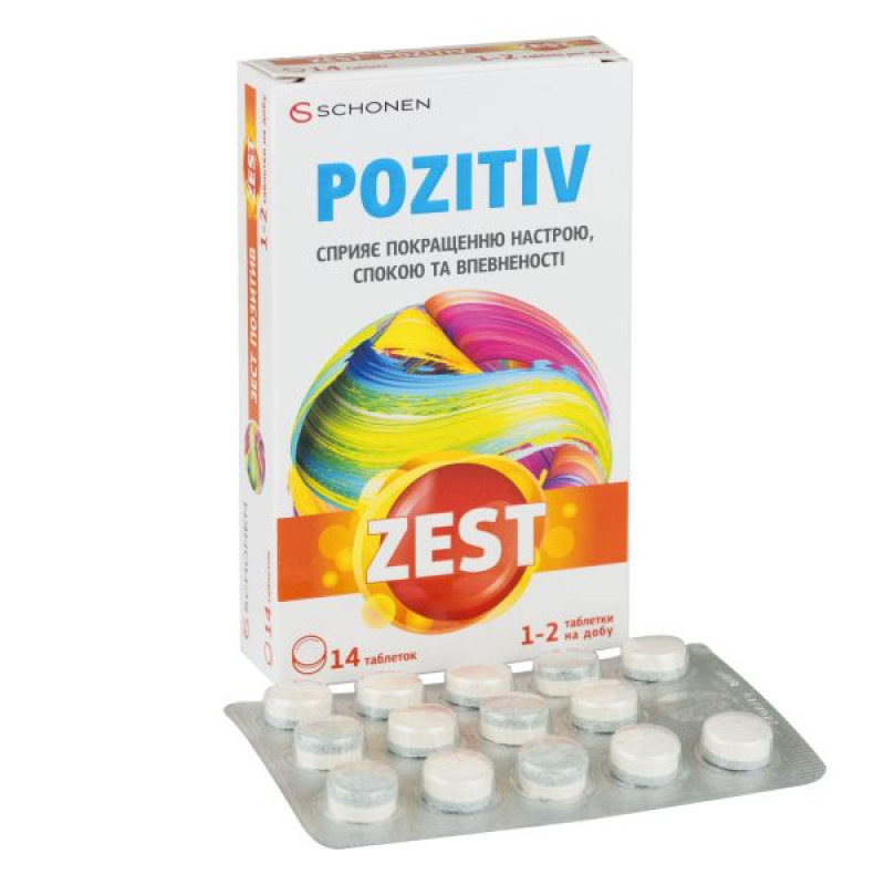 Zest positive tablet No. 14