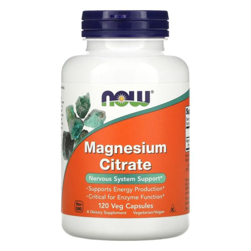 Magnesium Citrate NOW 400 mg capsules No. 120