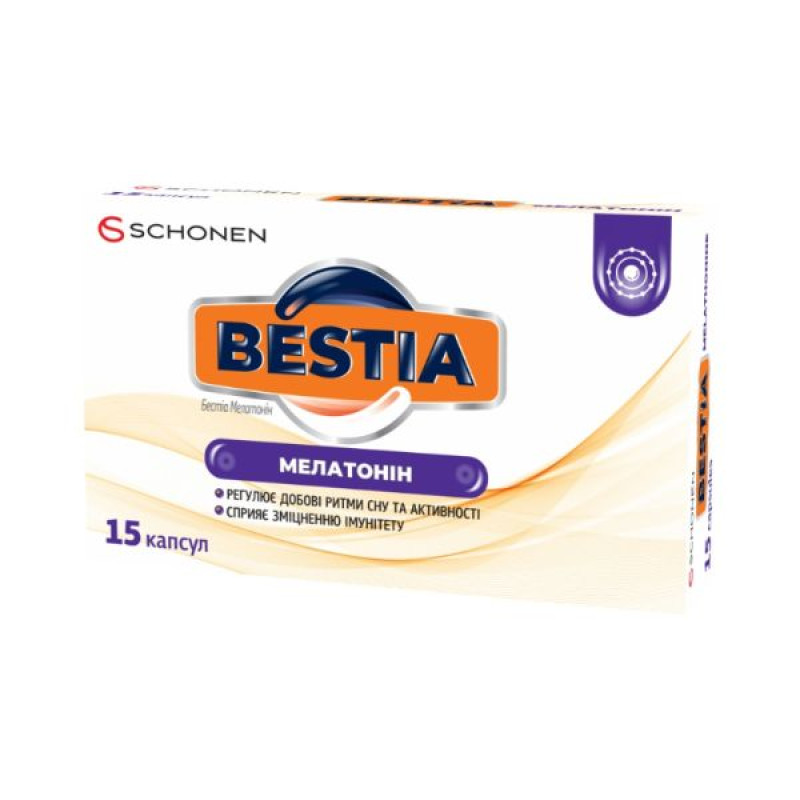 Bestia Melatonin capsules No. 15