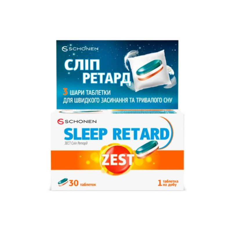 Zest sleep retard tablets No. 30