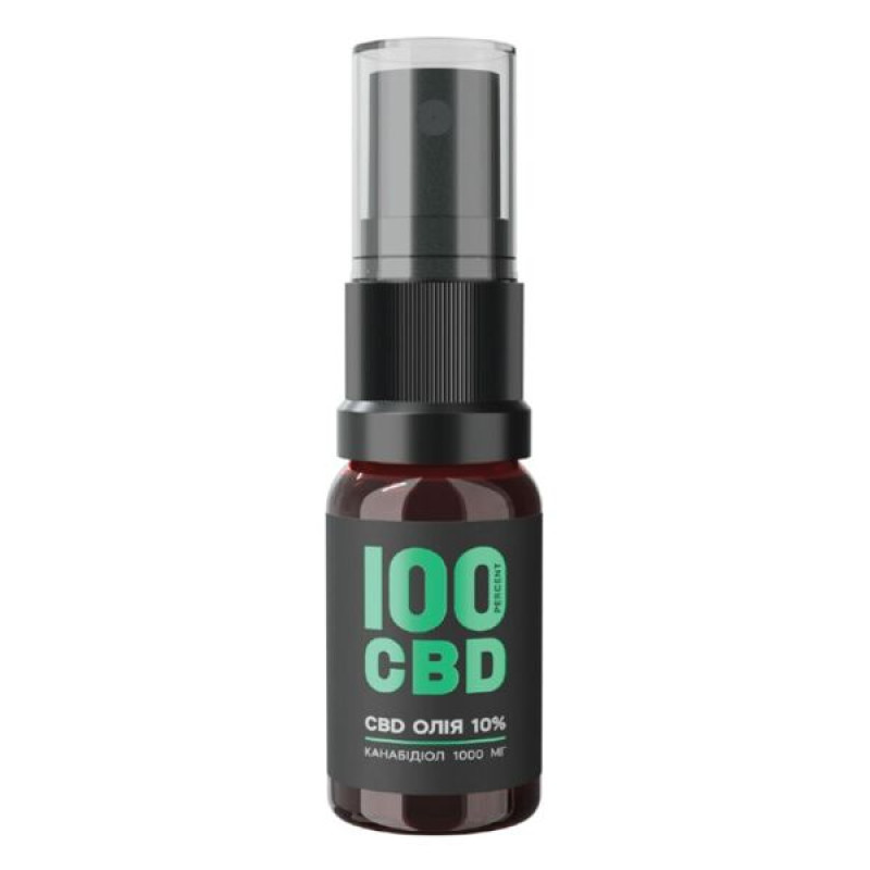 CBD олія з канабідіолом 10% спрей оральний флакон 10 мл