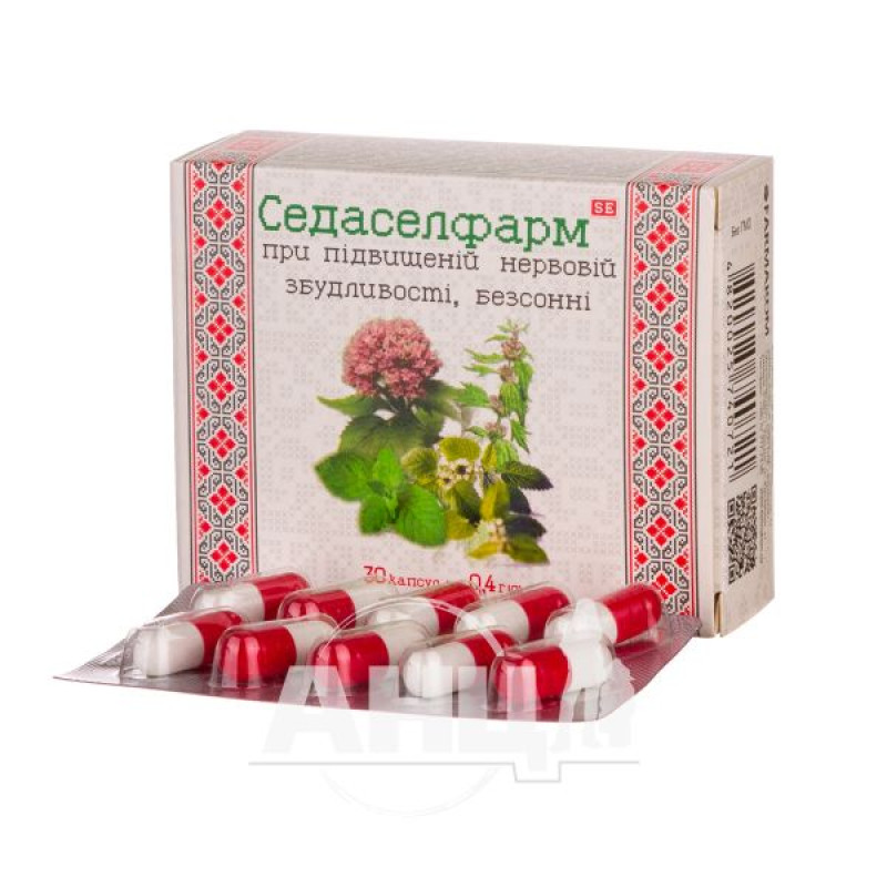 Седаселфарм капсули 0,4 г №30
