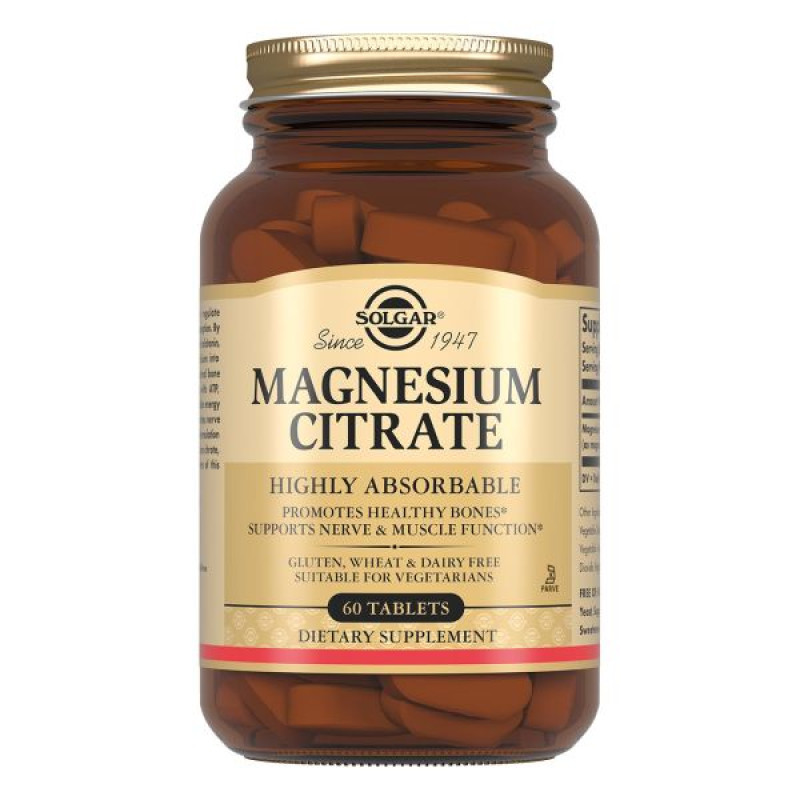 Solgar Magnesium Citrate tablets No. 60