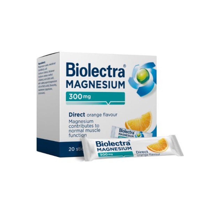 Biolektra Magnesium Direct with orange flavor No. 20