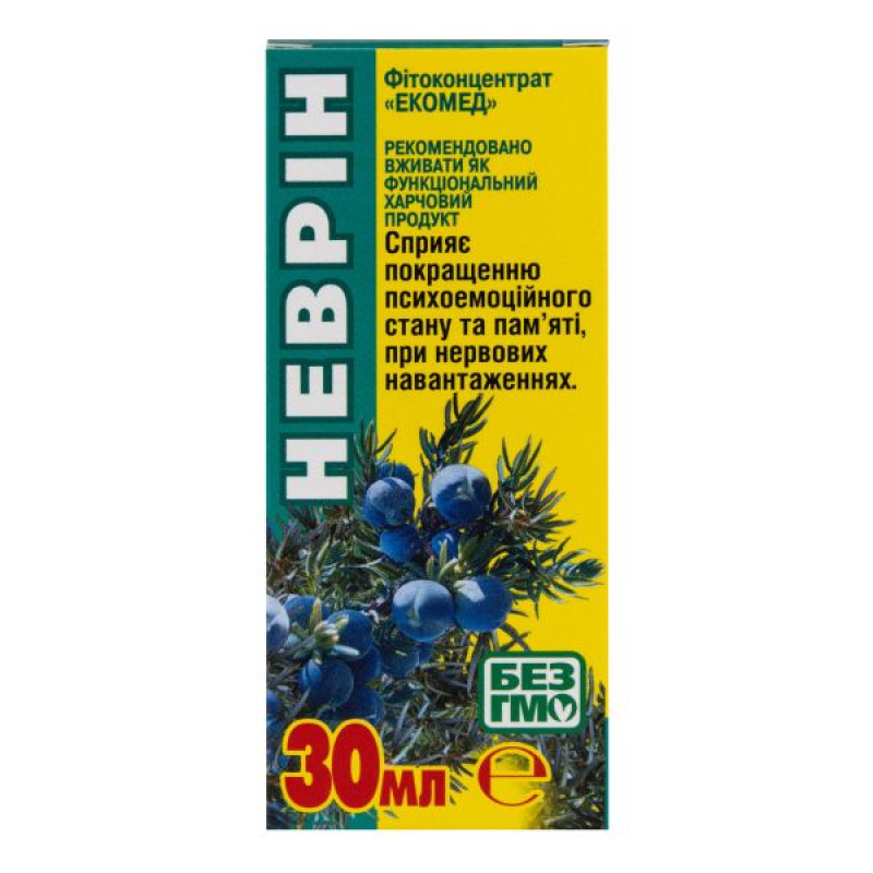 Фітоконцентрат Екомед неврін флакон 30 мл