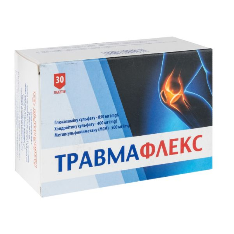 Travmaflex powder for internal use in bags of 4.3 g No. 30