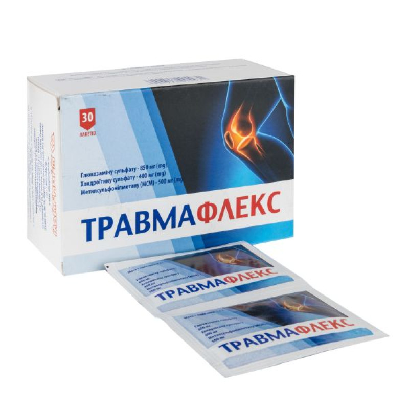Travmaflex powder for internal use in bags of 4.3 g No. 30