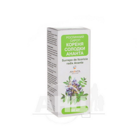 Ananta Licorice Root Syrup 200 ml