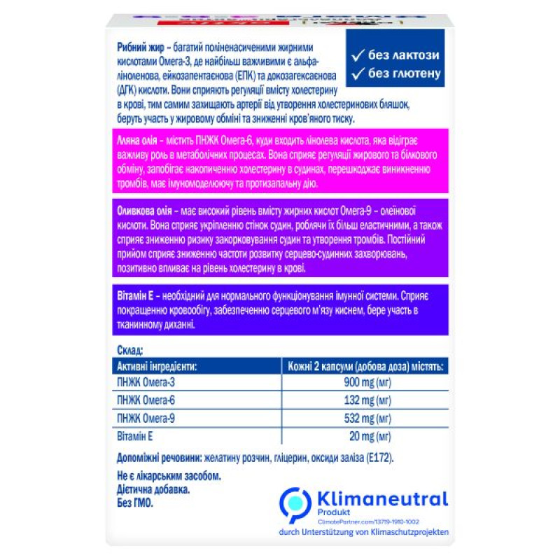 Доппельгерц Актив Омега 3-6-9 капсулы №60