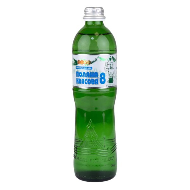 Polyana Kvasova Natural Mineral Water №8 Highly Carbonated 0.5 L