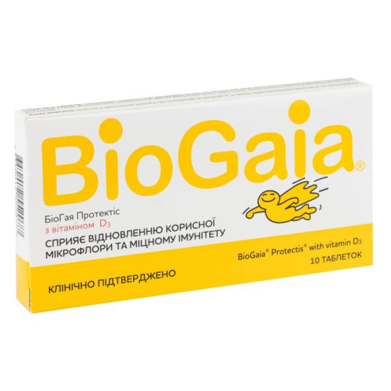 BioGaia Protectis with vitamin D3 tablets No. 10