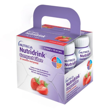 Nutridrink Compact зі смаком полуниці 125 мл №4