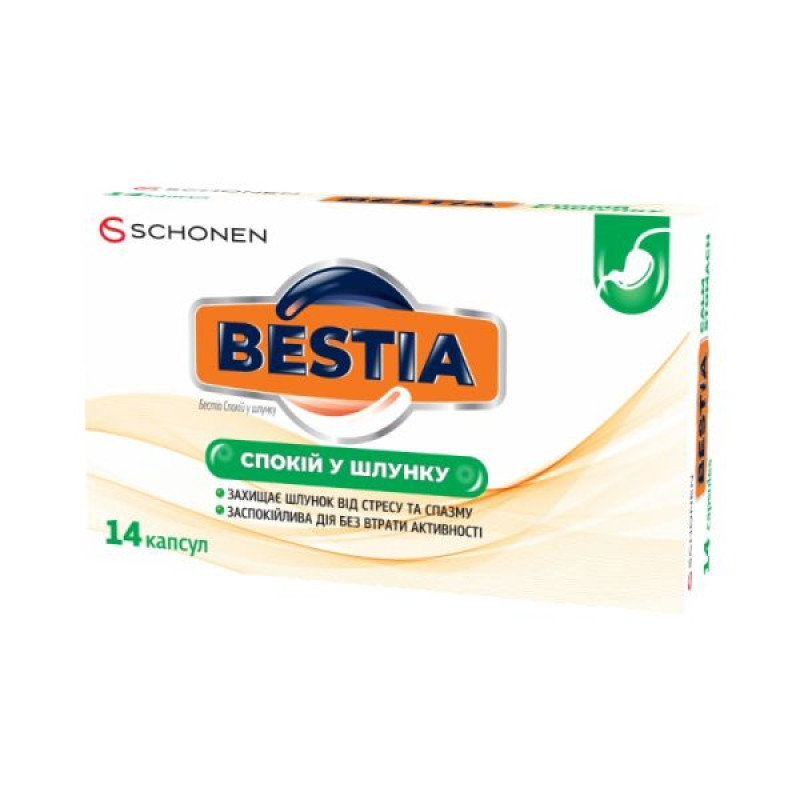 Bestia Stomach Calm Capsules No. 14