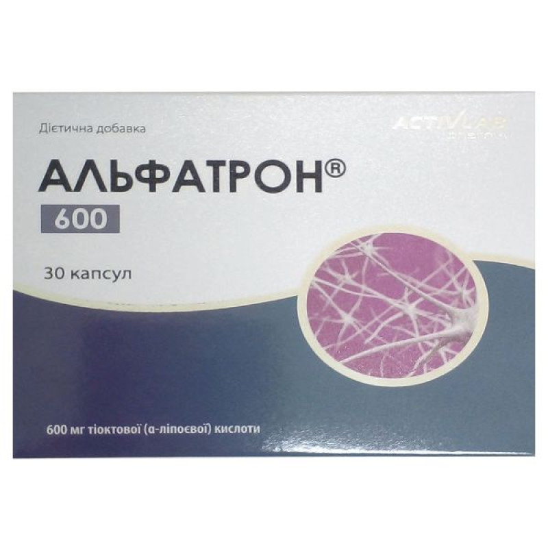Альфатрон 600 капсулы №30