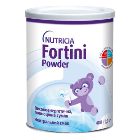 Ентеральне харчування Nutricia Фортіні Fortini Powder з нейтральним смаком для дітей від 1 року та старше 400 г