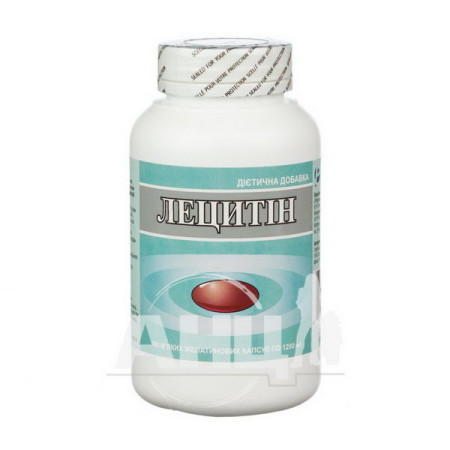 Lecithin capsules 1200 mg bottle No. 100