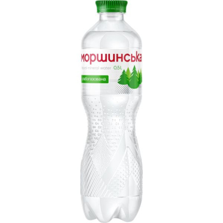 Natural mineral water Morshynska slightly carbonated 0.5 l