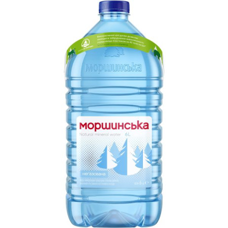 Natural mineral water Morshynska non-carbonated 6 l