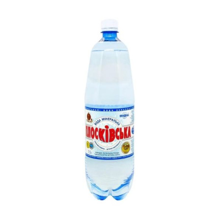 Mineral water for medical and table use Ploskivska highly carbonated plastic bottle 1.5 l