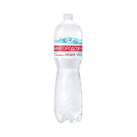 Natural mineral water Myrhorodska Lahidna non-carbonated 1.5 l