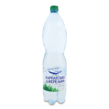 Mineral water Karpatska Dzherelna slightly carbonated 1.5 l