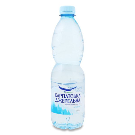 Mineral water Karpatska Dzherelna non-carbonated 0.5 l