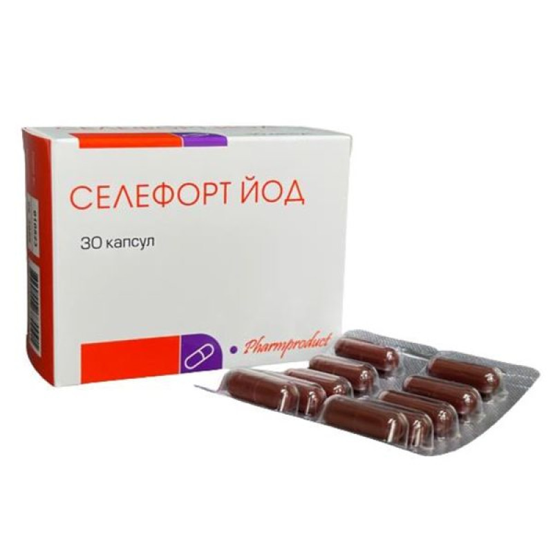 Селефорт йод капсули №30