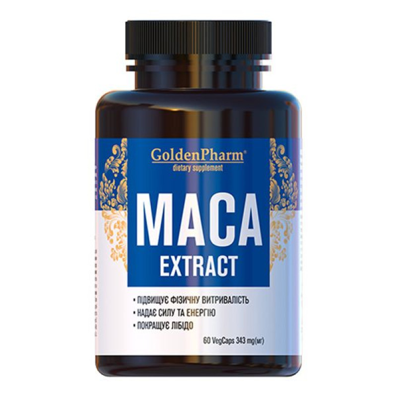 Maca extract Golden Pharm capsules 343 mg #60