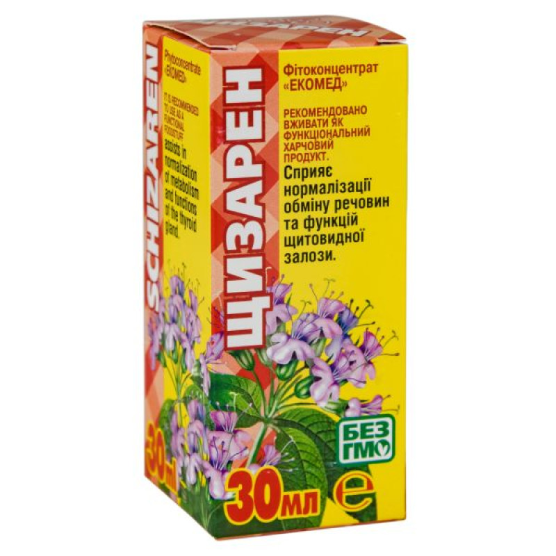 Phytoconcentrate Ecomed Shizaren bottle 30 ml