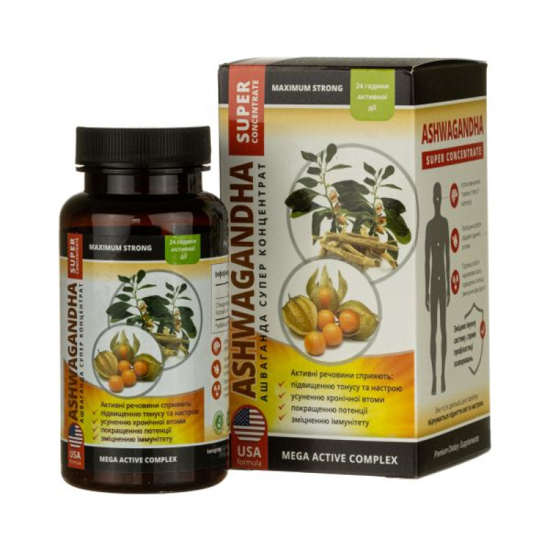 Ashwagandha super concentrate capsules 500 mg No. 60