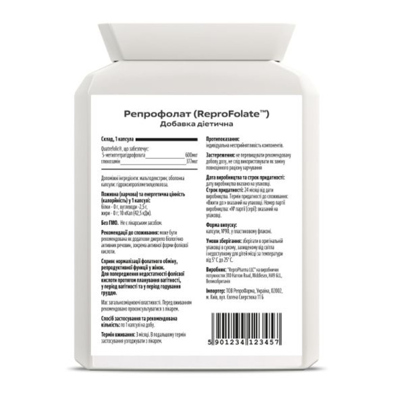ReproFolat ReproFolat innovative folic acid capsules No. 90