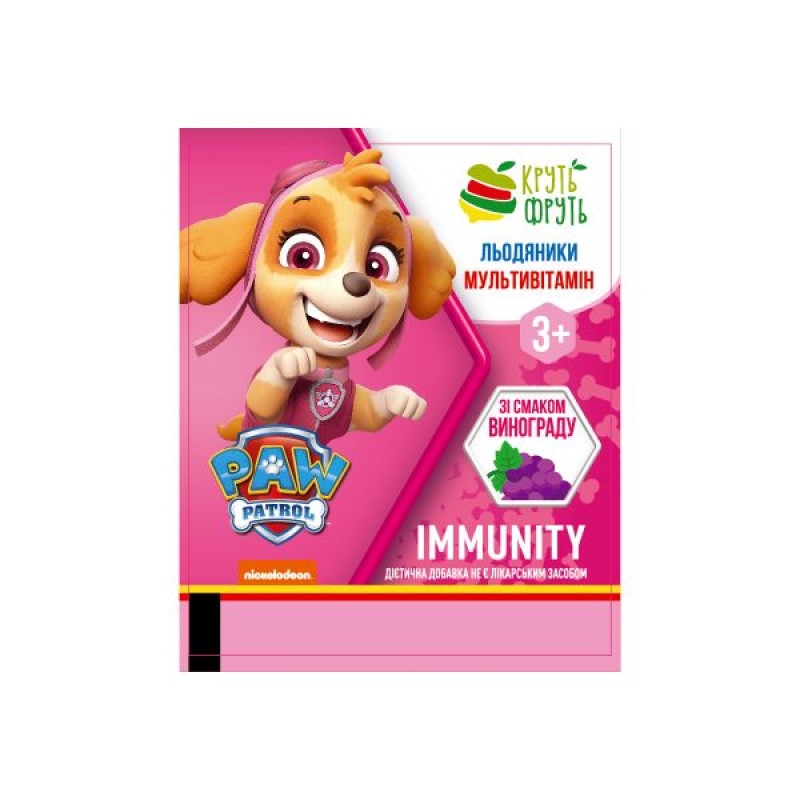 Льодяники Круть-Фруть мультивітамін Paw Patrol Щенячий Патруль №150