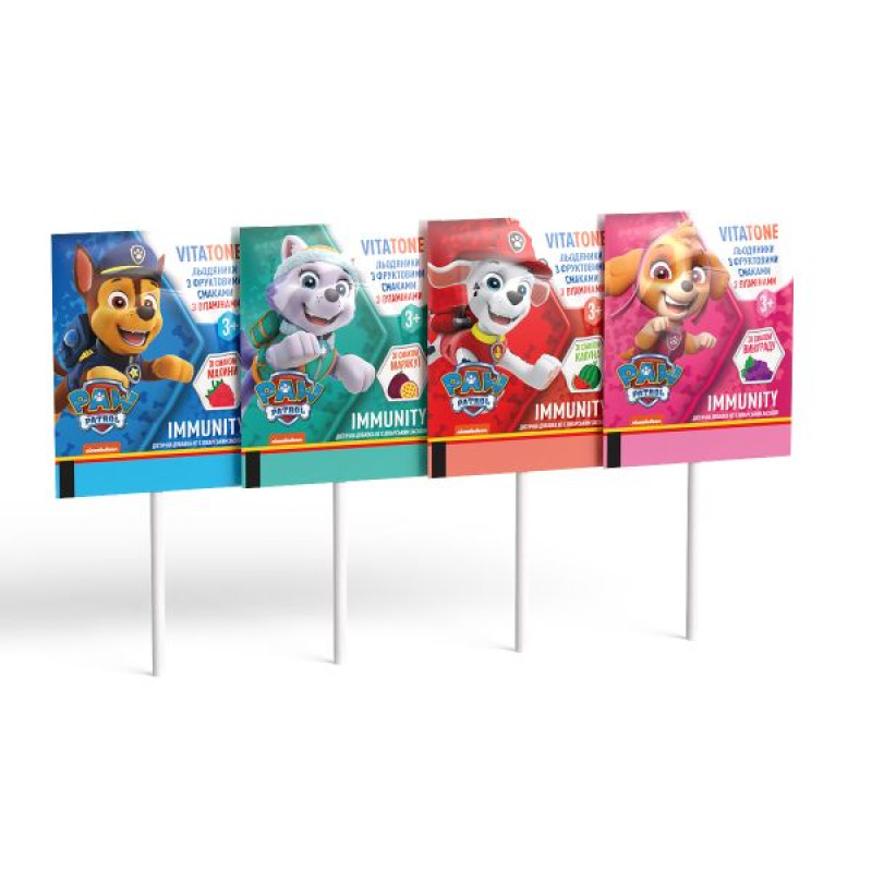 Льодяники Круть-Фруть мультивітамін Paw Patrol Щенячий Патруль №150