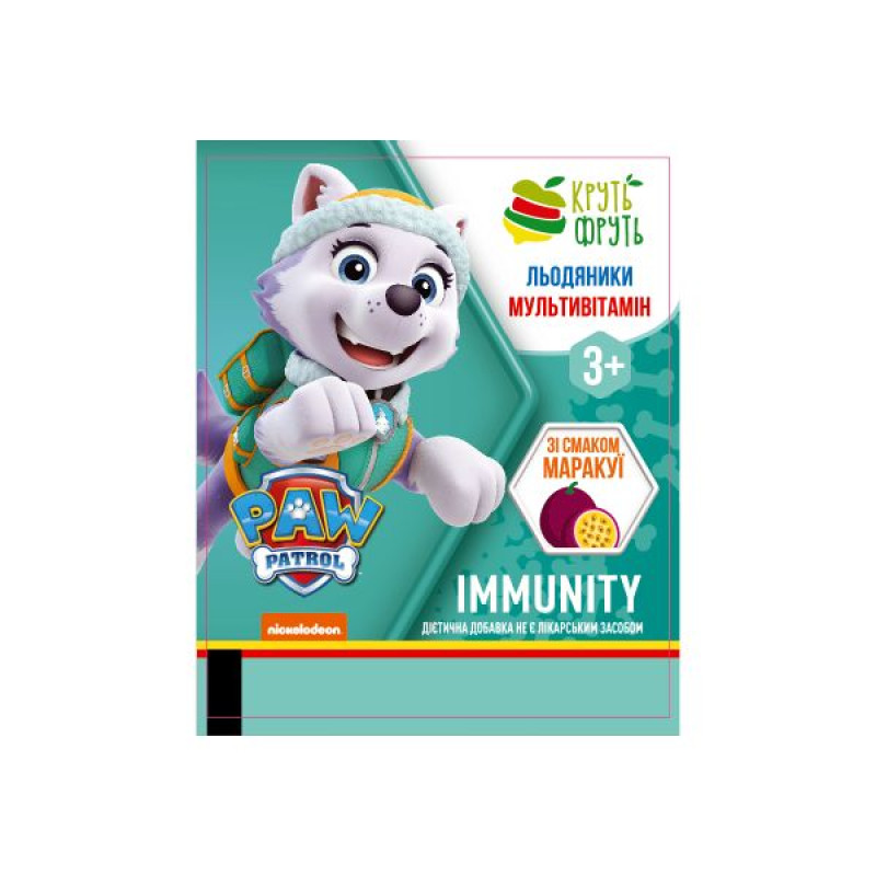 Льодяники Круть-Фруть мультивітамін Paw Patrol Щенячий Патруль №150