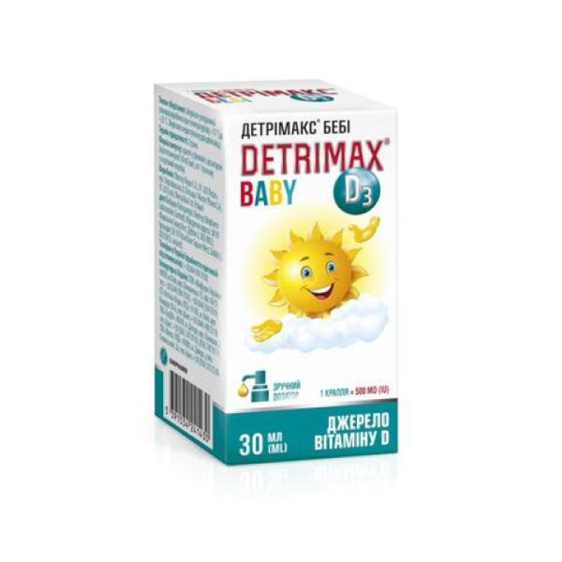 Detrimax Baby oral drops bottle with dispenser 30 ml