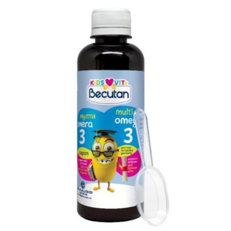 Бекутан Кидс Витс МультиОмега-3 сироп во флаконе 250 мл