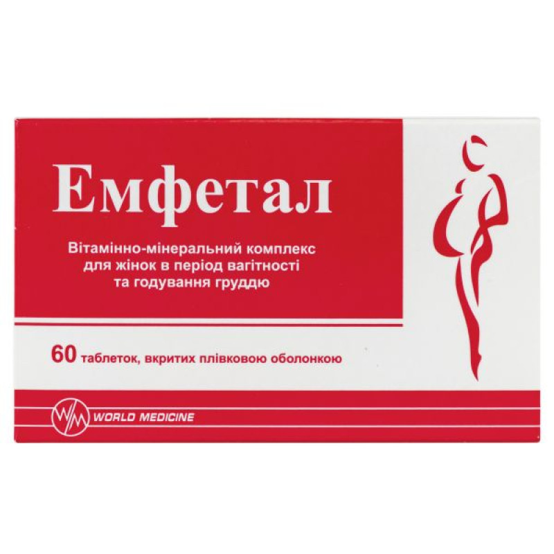 Emphetal tablets No. 60